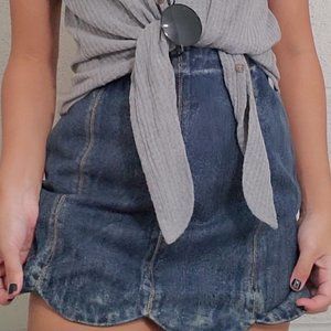 Short Denim Skirt